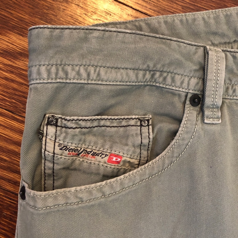 Diesel light green 30W slim fit jeans